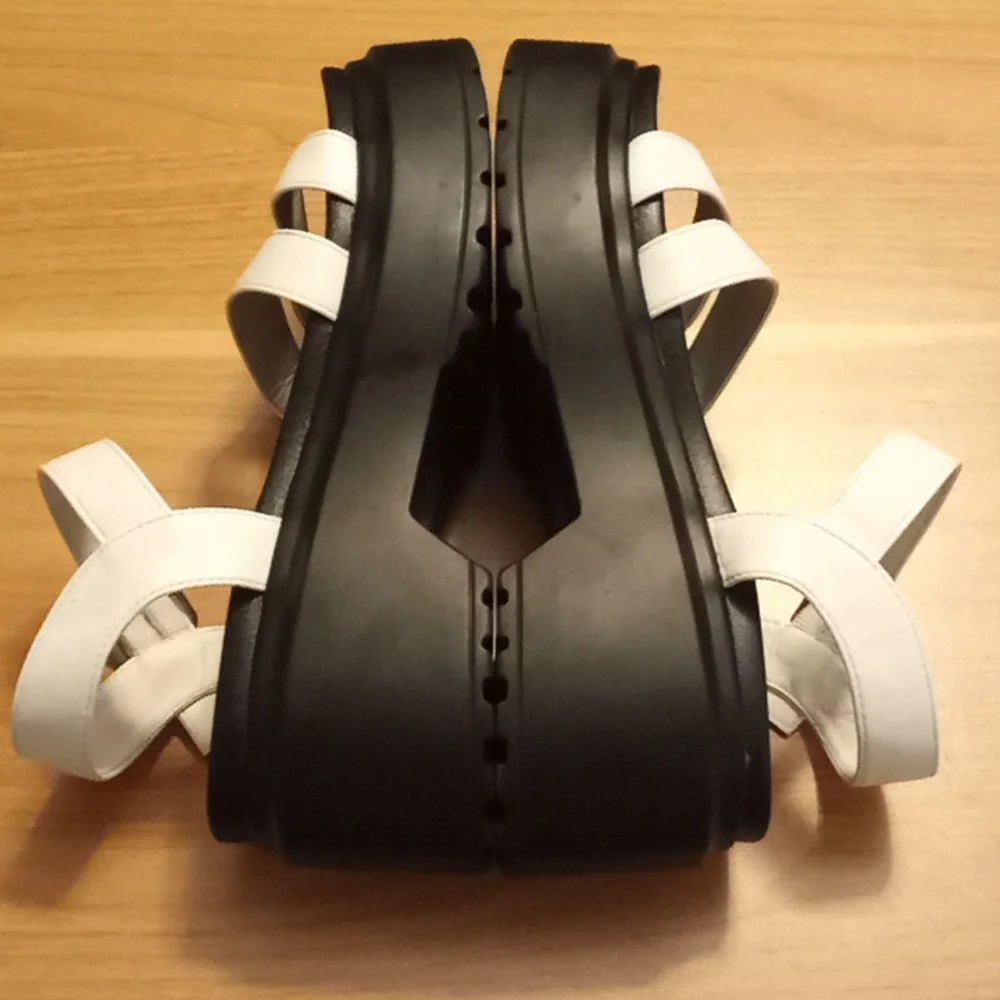 Nasty Gal Platform Sandals in NG Size 4 which is a US Size 7 (NWT)